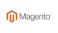 Logo of Magento system which integrates with the storage place