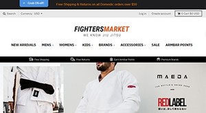 Fighters Market Jiu-Jitsu gym gear ecommerce online shop